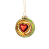 Indented Heart Baubles - Assorted