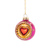 Indented Heart Baubles - Assorted