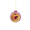 Indented Heart Baubles - Assorted