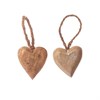 Mini Wooden Hearts in Glass Jars - 90 - Assorted