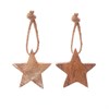 Mini Wooden Stars in Glass Jars - 90 - Assorted
