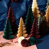 Green & Red Honeycomb Paper Decorations - Set of 6