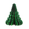 Green Honeycomb Paper Standing Decorations - Set of 2