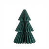 Honeycomb Standing Xmas Tree Forest Green - Set of 2