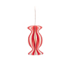 Candy Stripe Paper Decorations - Assorted