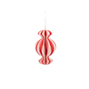 Candy Stripe Paper Decorations - Assorted