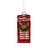 Phone Box With Wreath Shaped Bauble Red