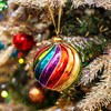 Spiral Rainbow Bauble