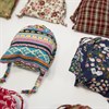 Vintage Fabric Foldable Shopping Bags - Assorted