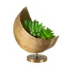 Mini Celestial Moon Gold Planter