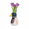 Mallard Duck Shaped Vase