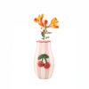 Handpainted Cherry Vase