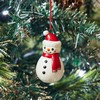 Snowman Shaped Ceramic Hanging Decoration