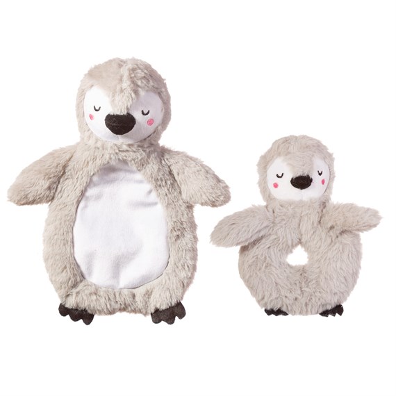 Baby Penguin Comforter & Rattle Gift Set