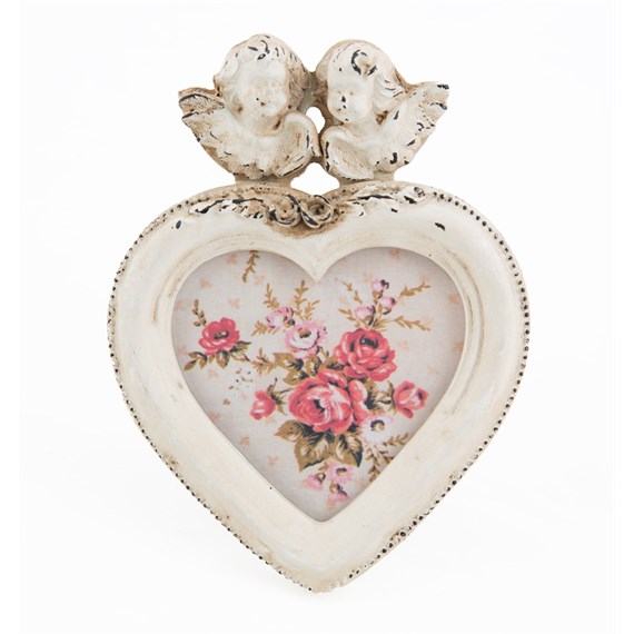 Victorian Floral Heart Mini Photo Frame