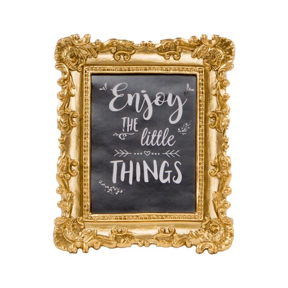 Little Things Ornate Gold Photo Frame