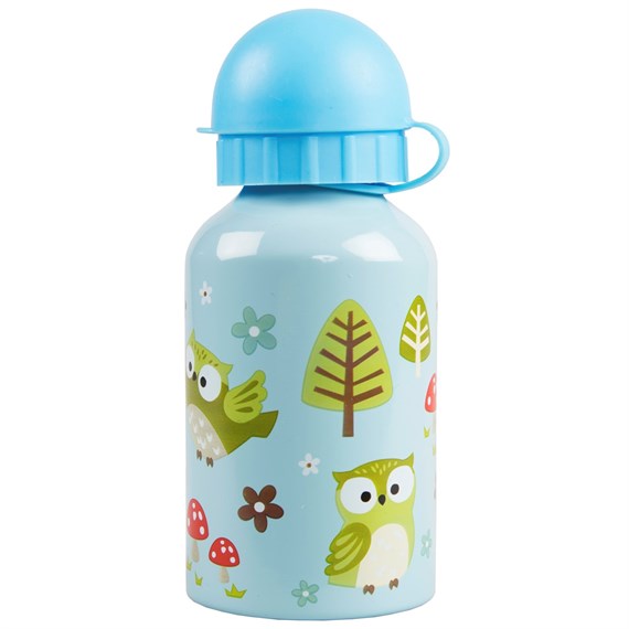 Spring Forest Owl Water Bottle