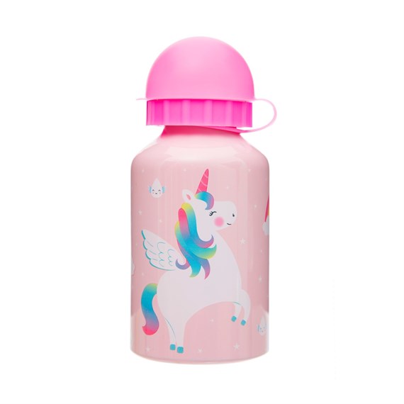 Rainbow Unicorn Kids' Metal Water Bottle