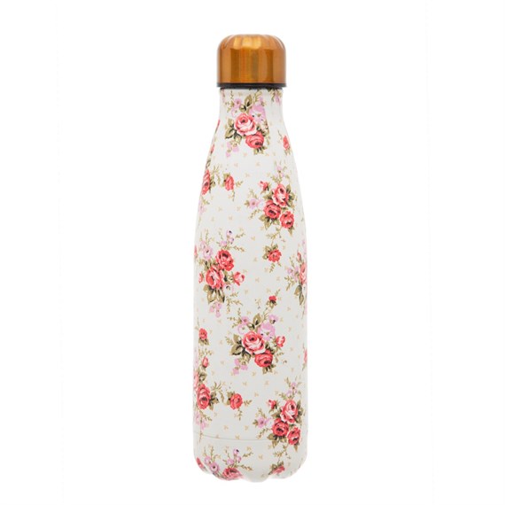 Vintage Rose Stainless Steel Water Bottle