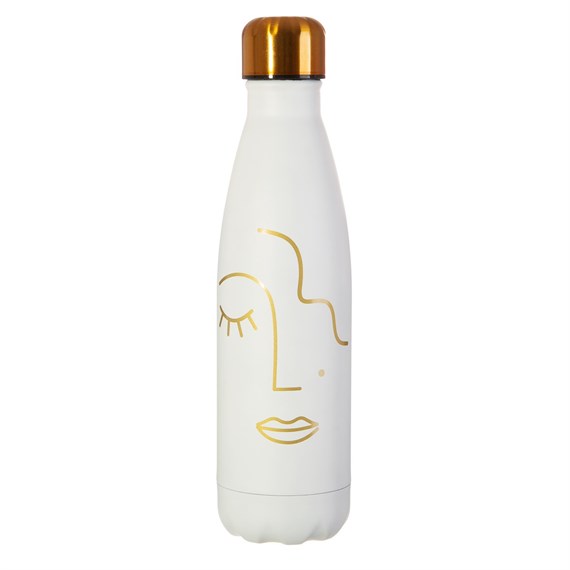 Abstract Face Stainless Steel Bottle
