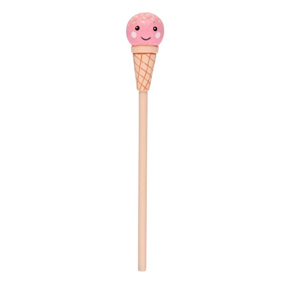 Happy Ice Cream Wooden Pencil
