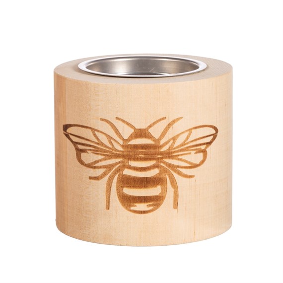 Wooden Bee Tealight