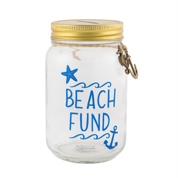 Beach Fund Jar Money Box