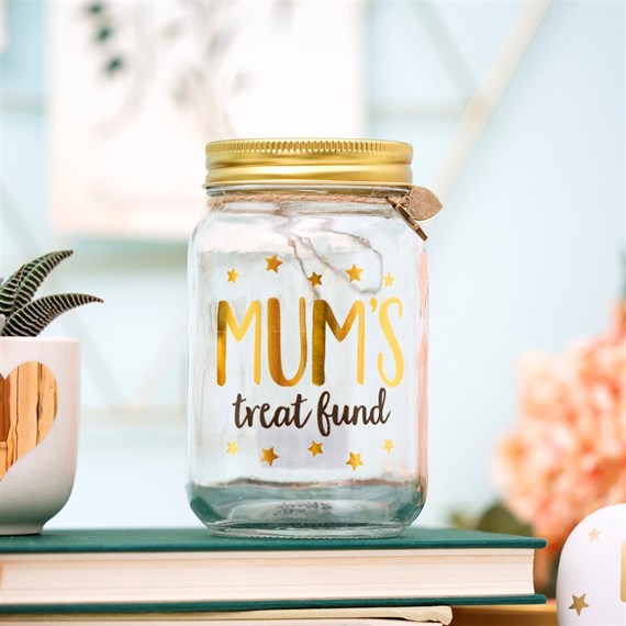Mum's Treat Fund Money Jar