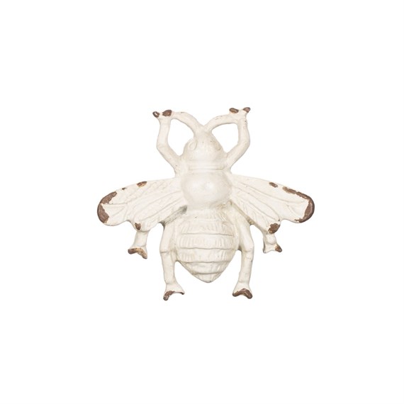 Antique White Bee Drawer Knob