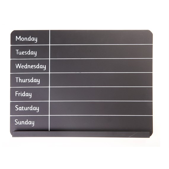 Weekly Planner Chalkboard