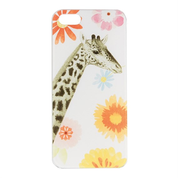 Giraffe Safari Floral Iphone 5 Cover