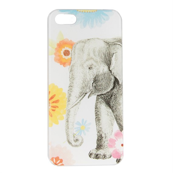 Elephant Safari Floral Iphone 5 Cover