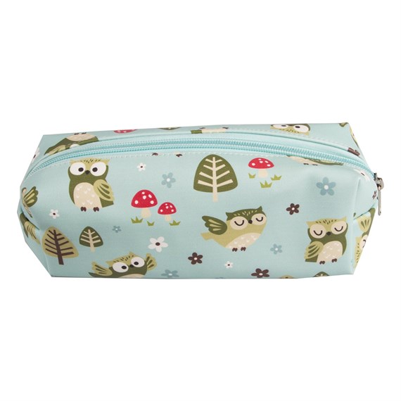 Spring Forest Owl Pencil Case