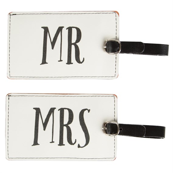Mr & Mrs Luggage Tag Assorted