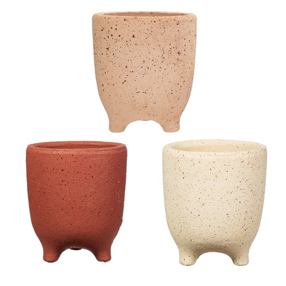 Speckled Leggy Planter Large Assorted