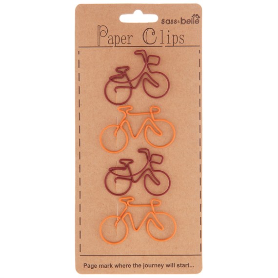 Set of 4 Bicycle Paperclips