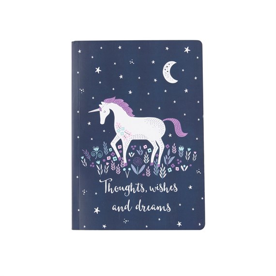Starlight Unicorn A5 Notebook