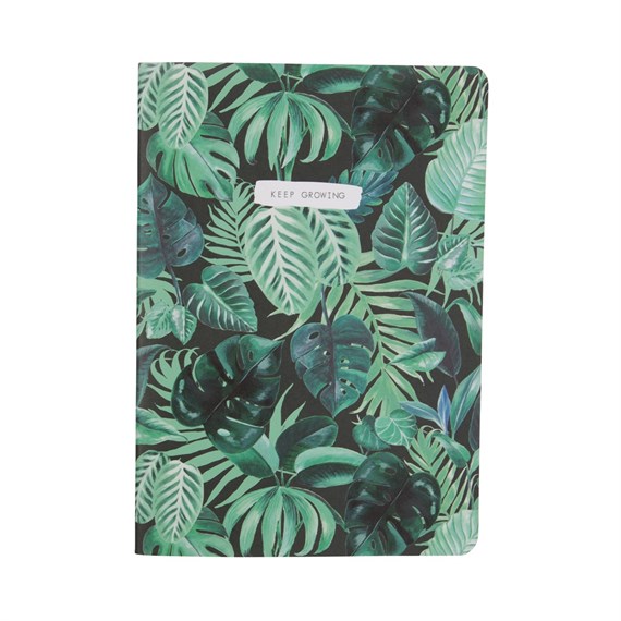 Botanical Jungle Green A5 Notebook