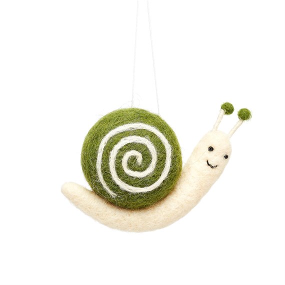 Garden Snail Felt Decoration