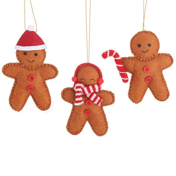 Festive Gingerbread Decoration Assorted
