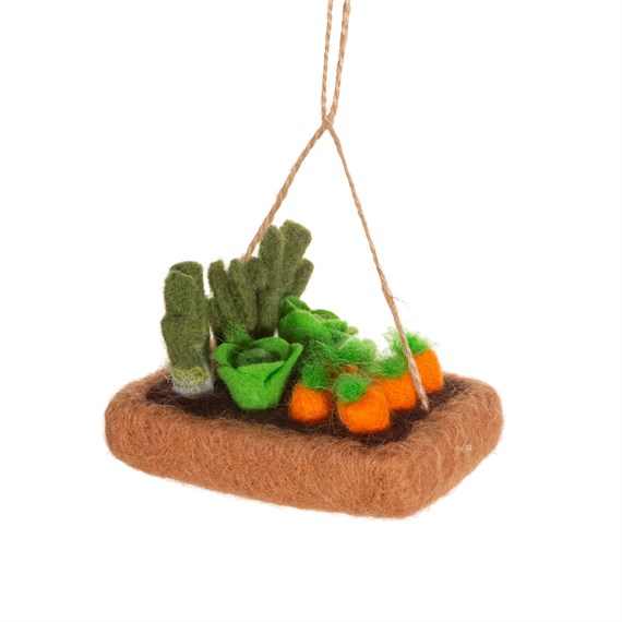 Vegetable Allotment Felt Decoration