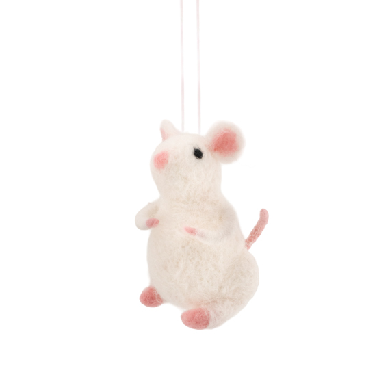 Woodland Mouse Felt Decoration