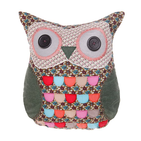 Cuthbert Owl Cushion Cover with Inner