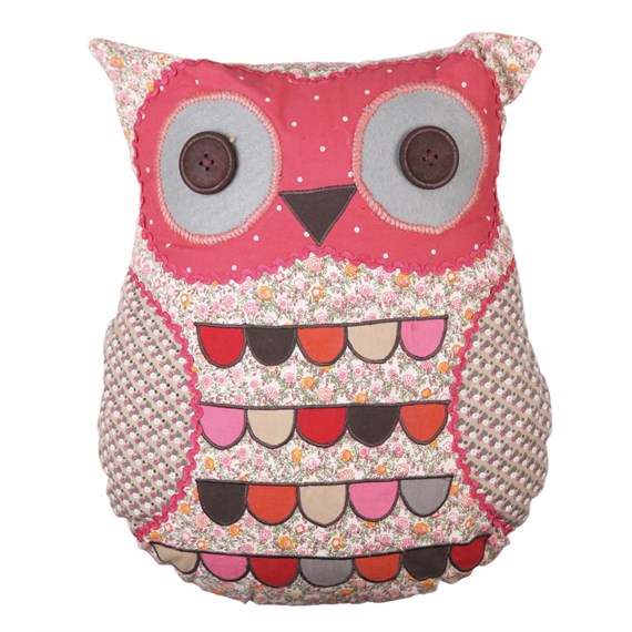 Ditsy Owl Cushion with Inner