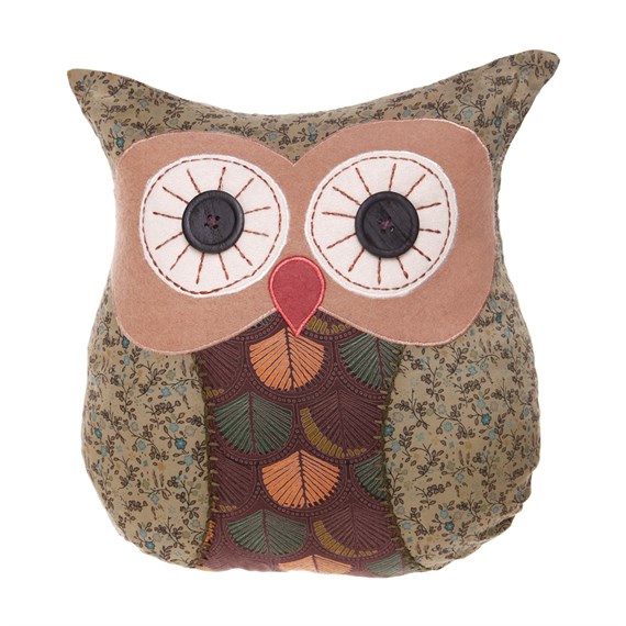 Robin Owl Cushion Cover with Inner