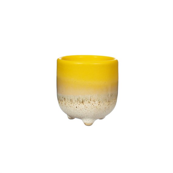 Mojave Glaze Yellow Egg Cup 