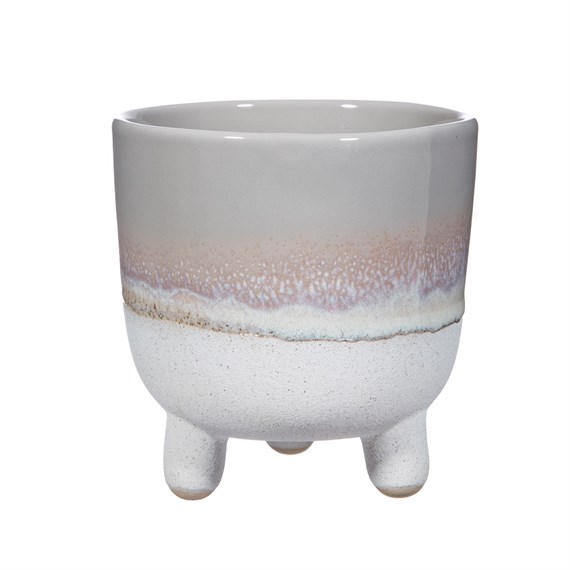 Mojave Glaze Grey Large Planter on Legs