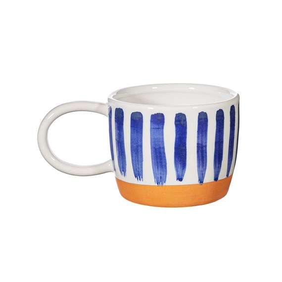 Paros Blue Stripe Mug