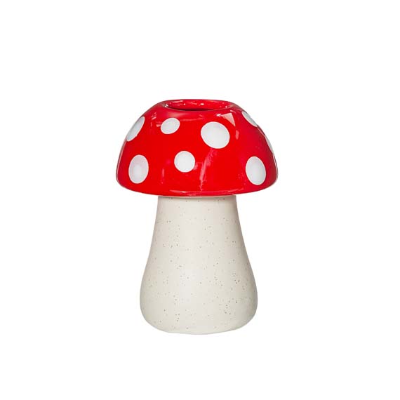 Mushroom Bud Vase