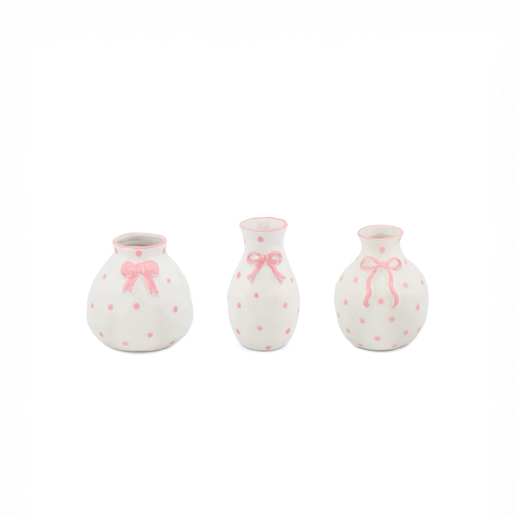 Bow Mini Vases - Assorted